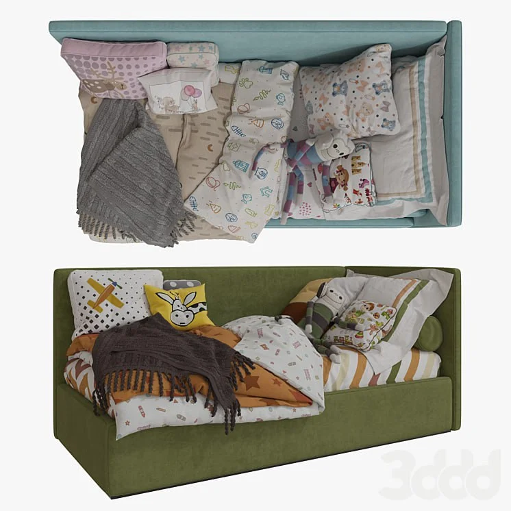 Single Beds 02 GIRLS and BOY